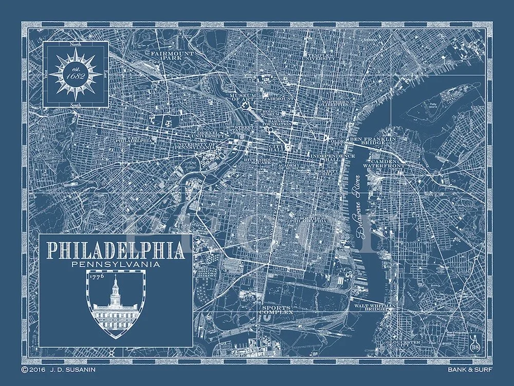 Map of Philadelphia