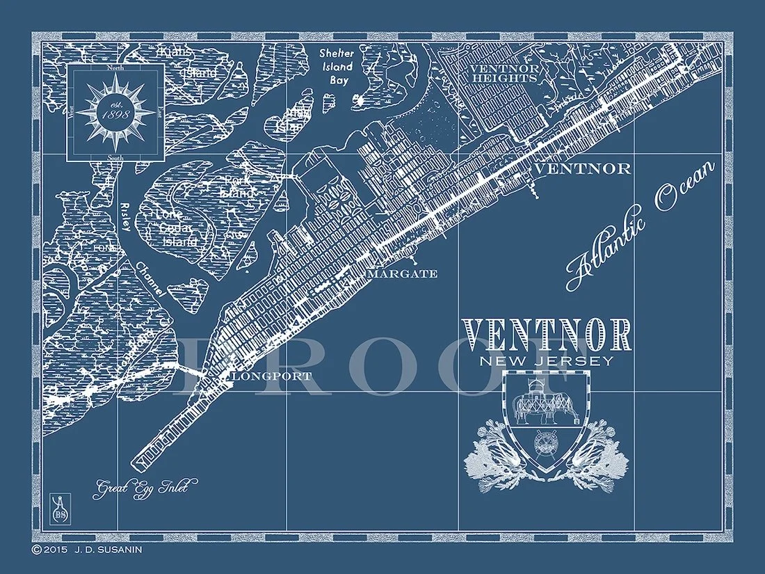 Map of Ventnor