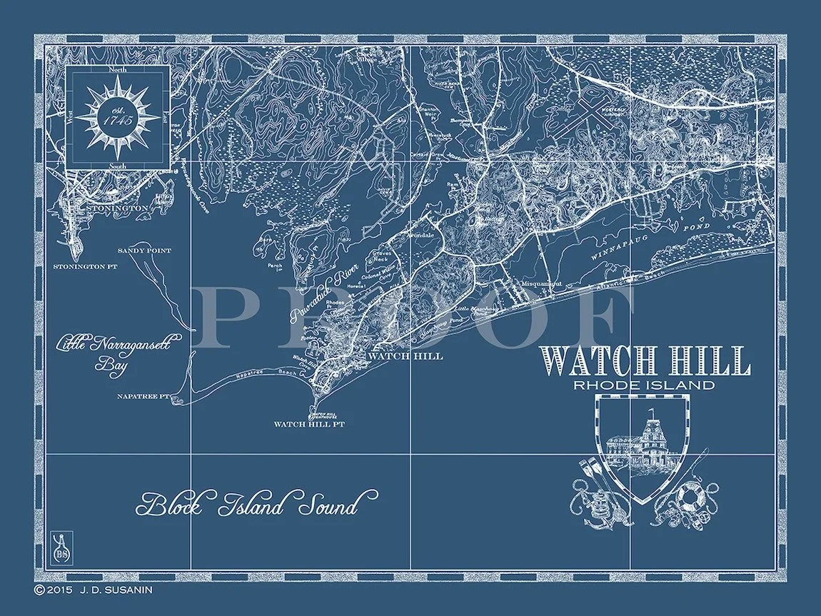 Map of Watch Hill