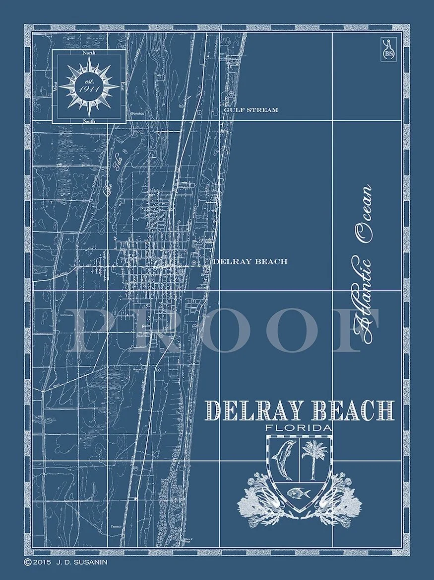 Map of Delray Beach
