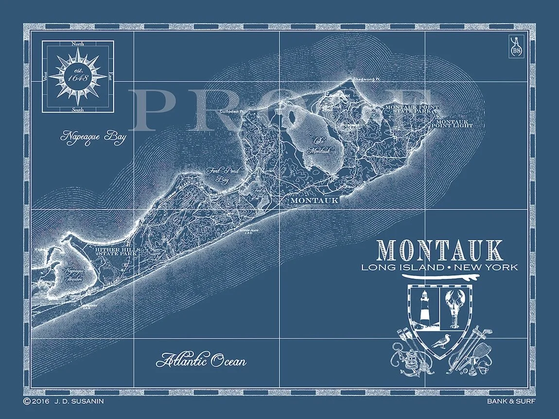Map of Montauk