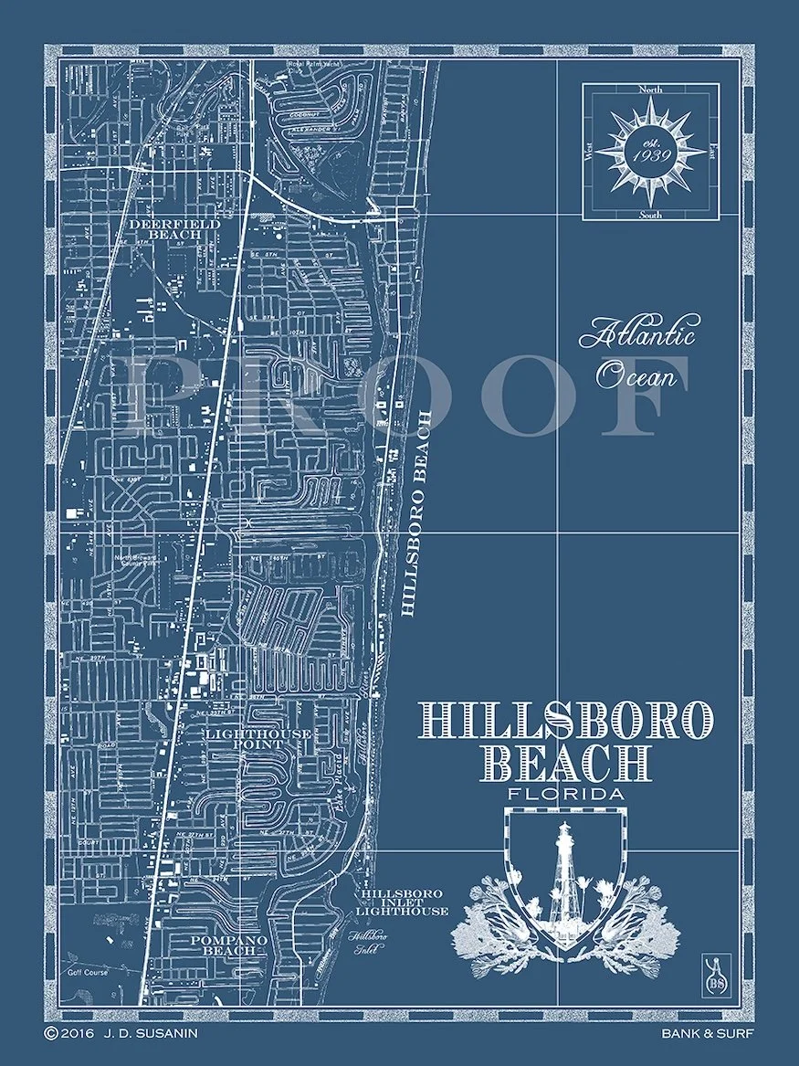 Map of Hillsboro Beach