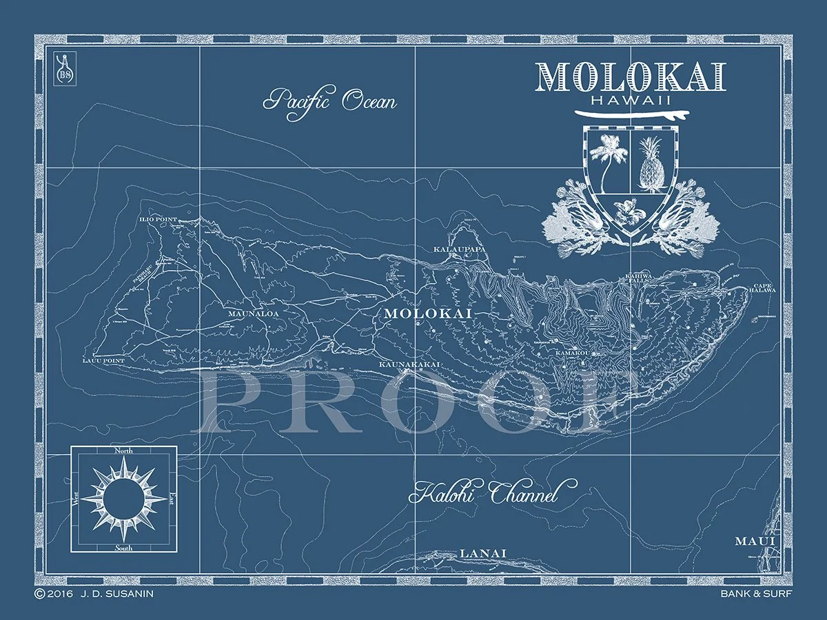 Map of Molokai