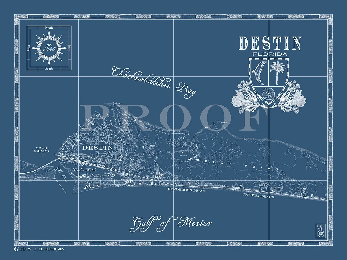 Map of Destin