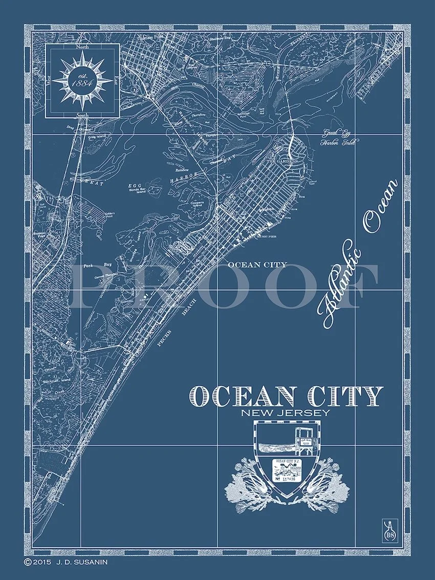 Map of Ocean City
