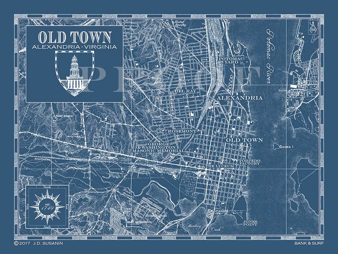 Map of Alexandria