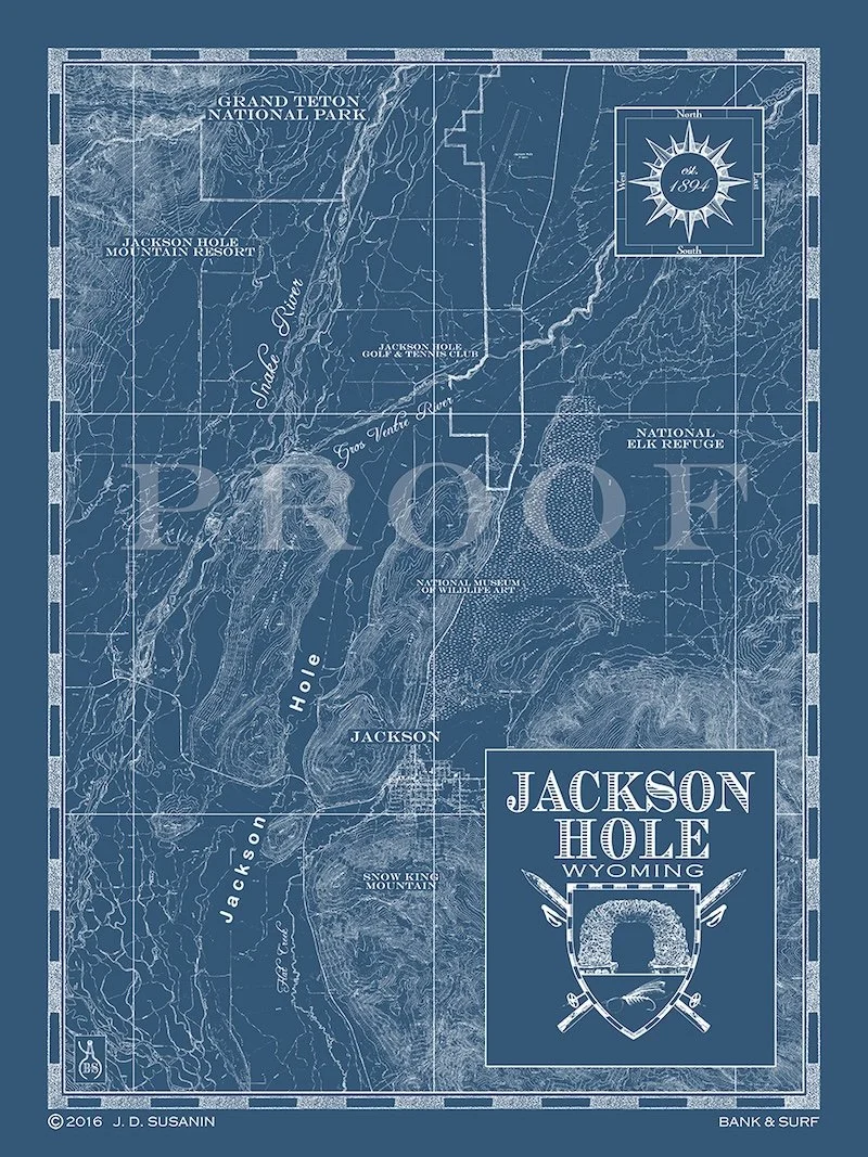 Map of Jackson Hole