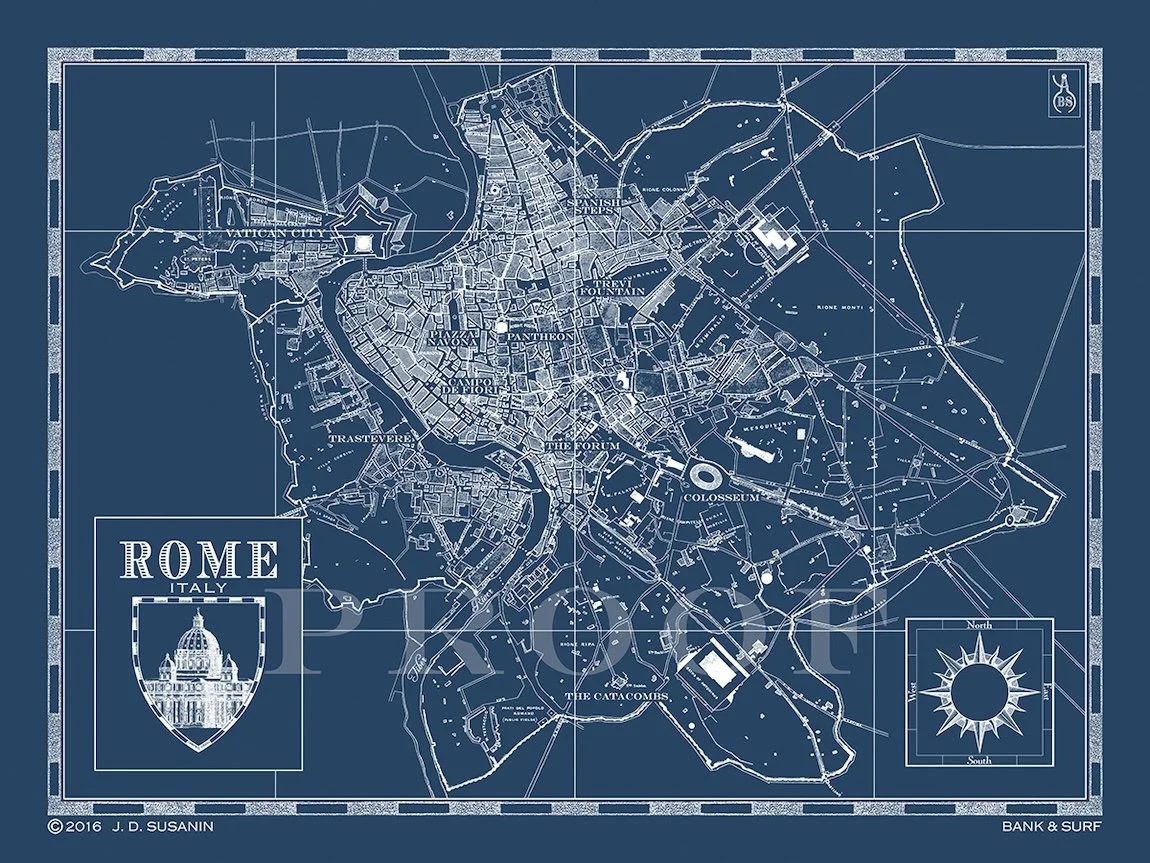 Map of Rome