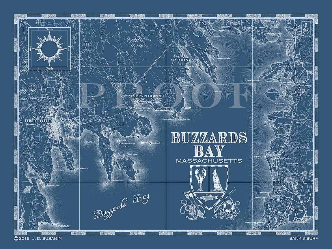 Map of Buzzards Bay
