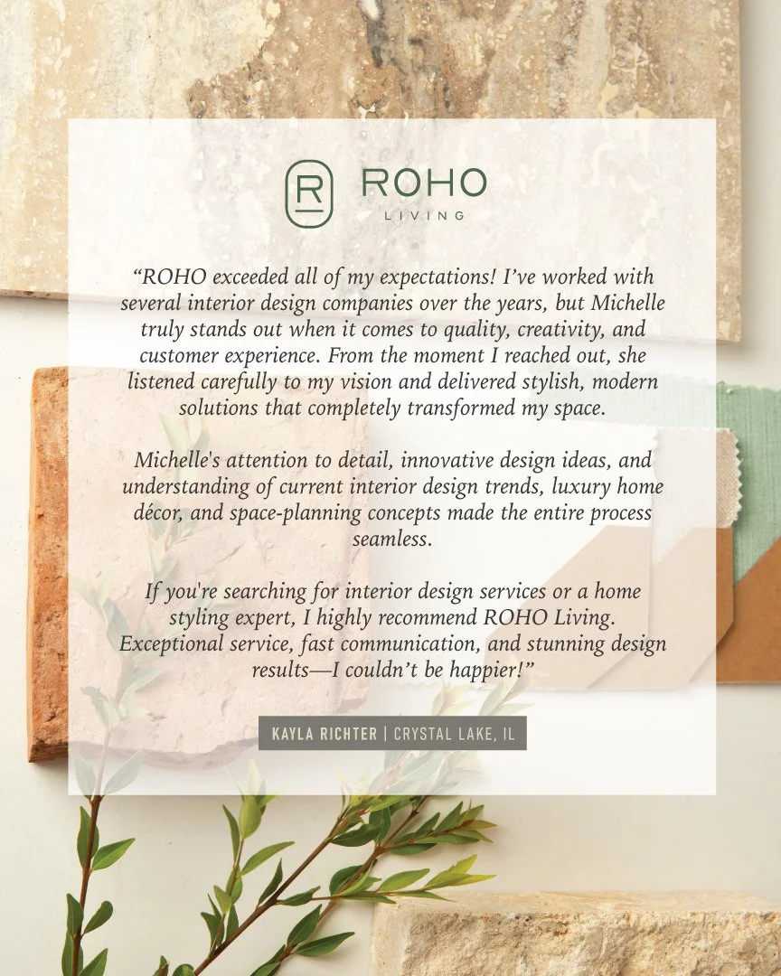 We love a good client success story! Kayla, thank you so much for your wonderful feedback! I&rsquo;m thrilled you loved the design process and final results. It was a pleasure working with you. Thank you for choosing and recommending ROHO Living! ☺️