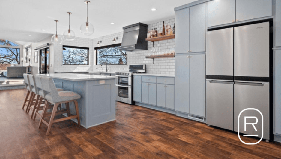 Fresh Lake House Kitchen Remodeled by ROHO Living
