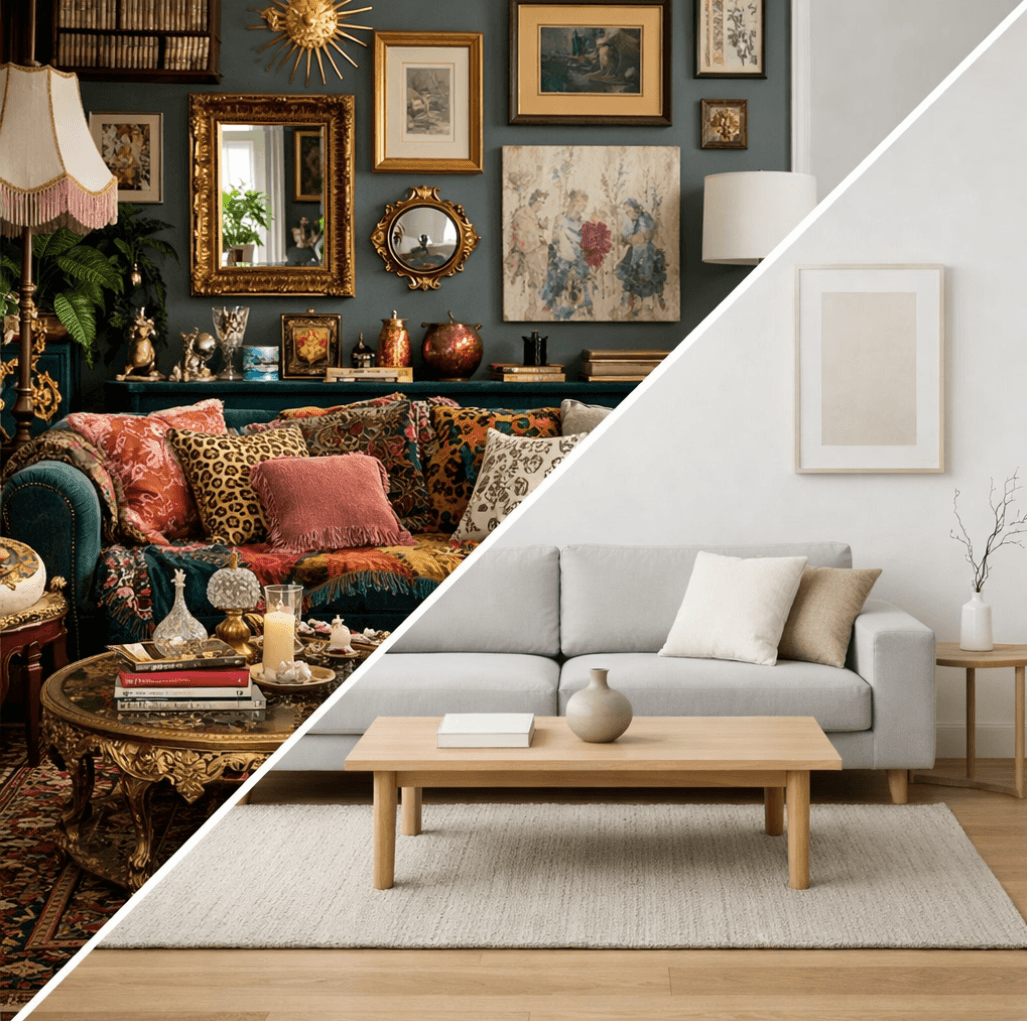Minimal Vs. Maximal Home Design Trends