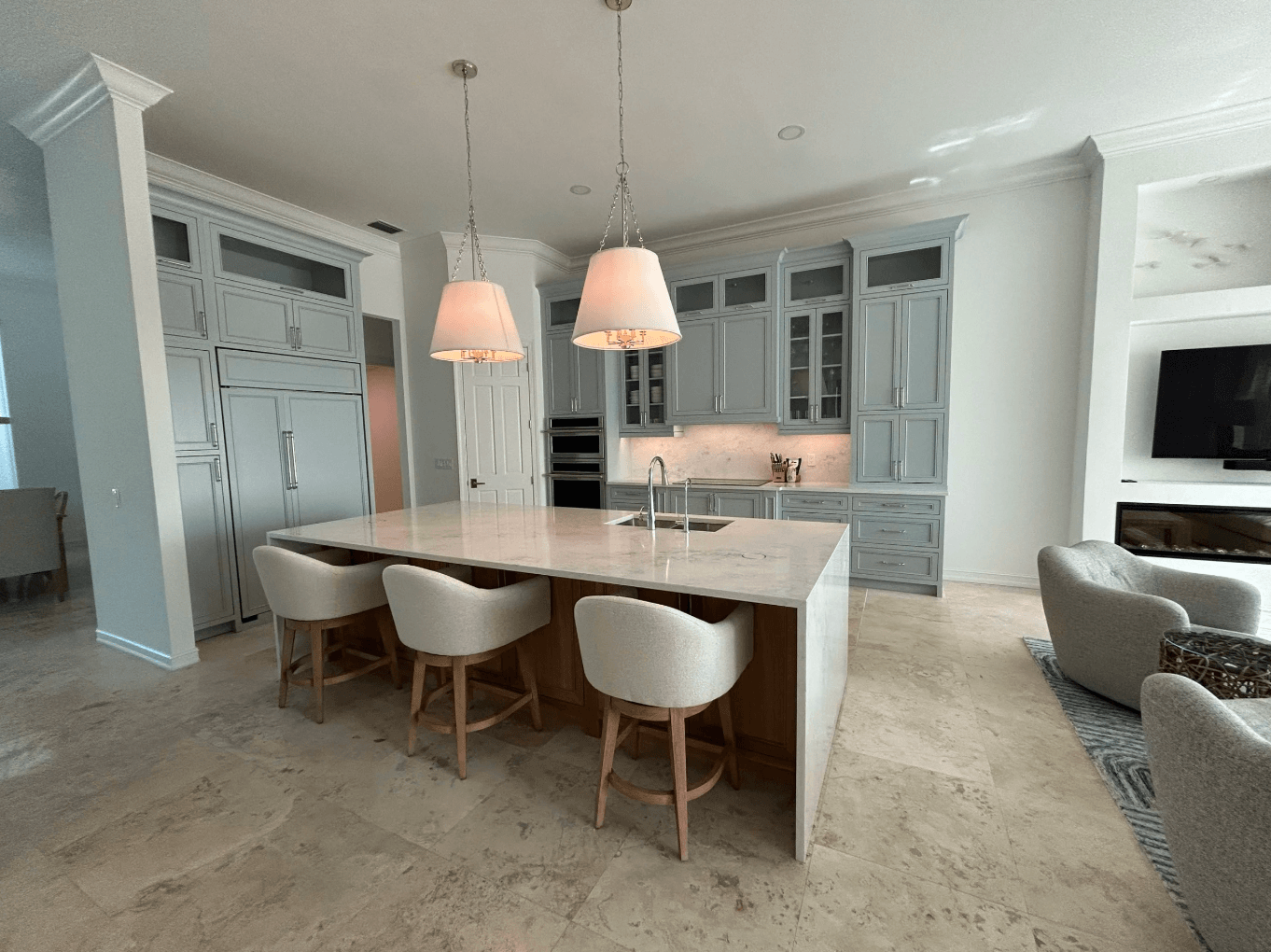 Naples Florida Bright Kitchen Remodel 