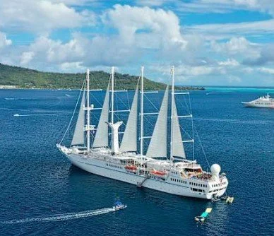 Windstar Cruises sailing ship