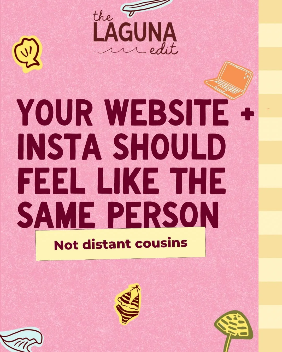 Does your website actually match your instagram..

Or is it like two different personalities 😭

Because that disconnect is exactly why people hesitate!!

Your brand should feel seamless..
Same fonts, colors, imagery, energy

And they trust you insta