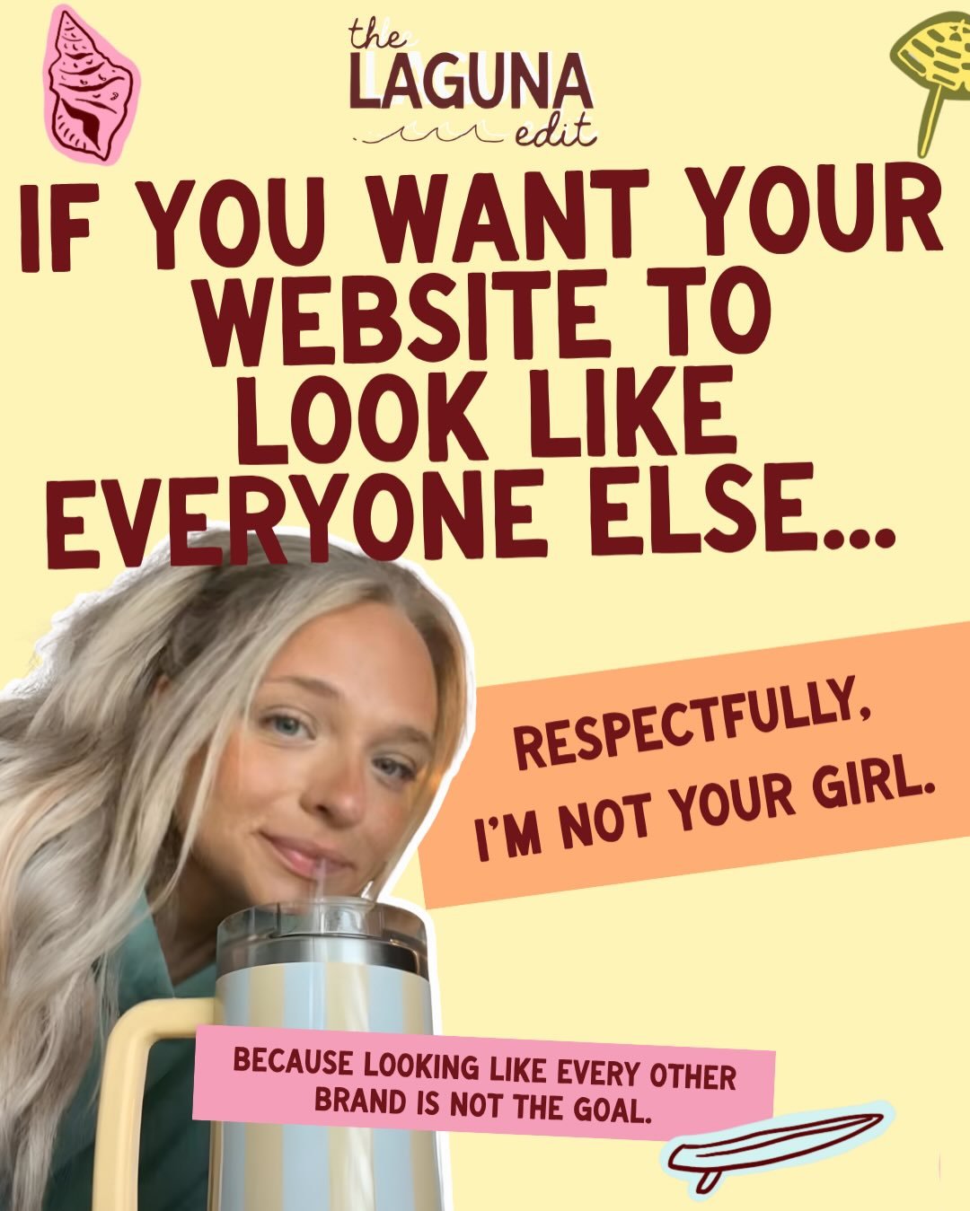 Your website can be pretty and still say absolutely NOTHINGGG (crickets) 🦗🦗🦗 Personality is the part people remember <333✨🧚🏼&zwj;♂️🐚🌈☀️

Squarespace Web Design &bull; Web Designer &bull; Columbus Web Design &bull; Small Business Website &bu