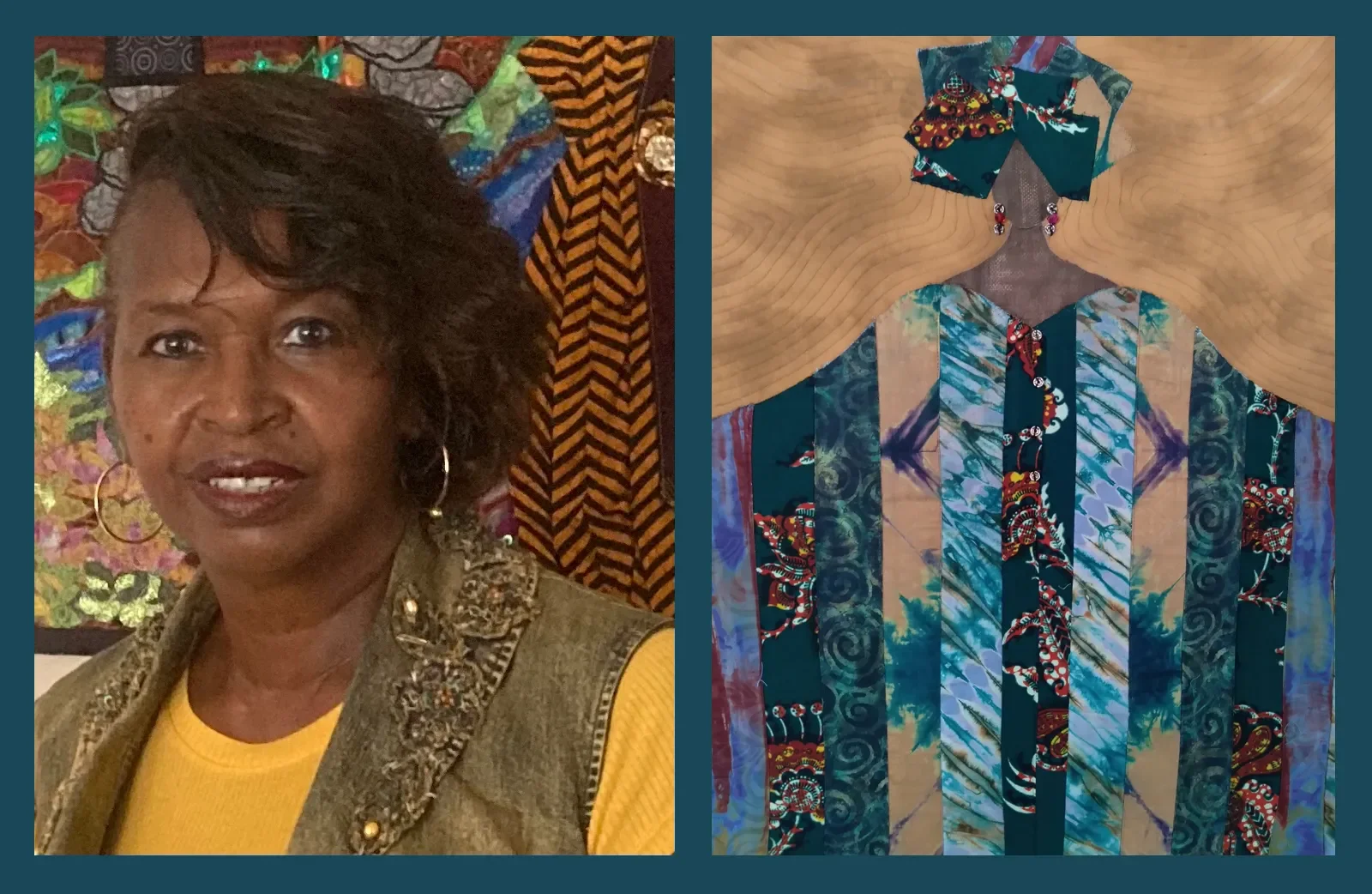 The Elegant African Lady  by  Jan Hollins  Workshop &amp; Trunkshow