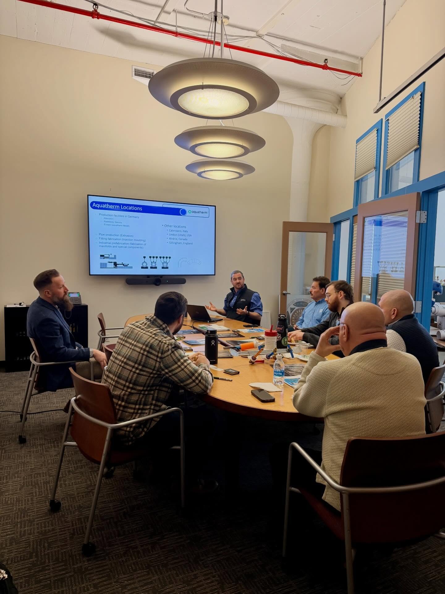 Lunch &amp; Learn with N.H. Yates all about Aquatherm systems #airconditioningisawonderfulthing