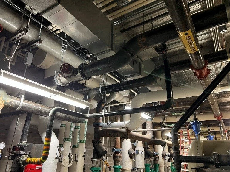 mechanical room piping