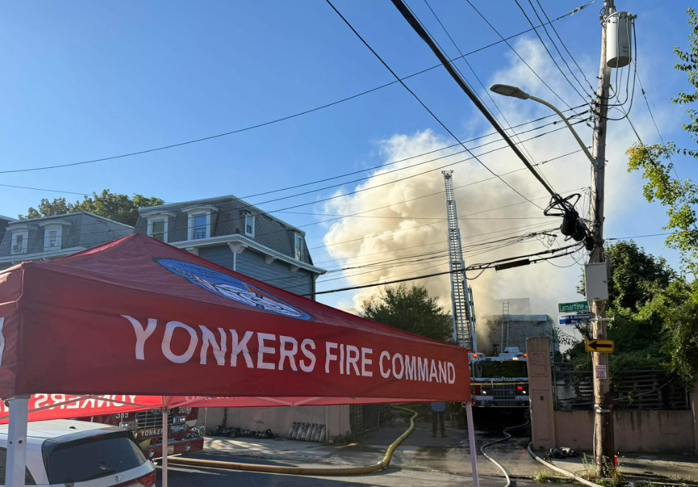 Crews Battle Chemical Fire at Yonkers Warehouse for Second Time This Month