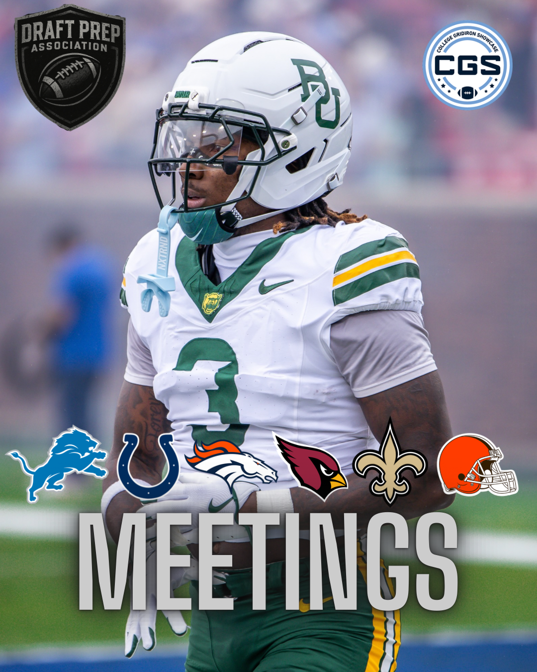 After dominating the College Gridiron Showcase, Devyn Bobby met with SIX NFL Teams