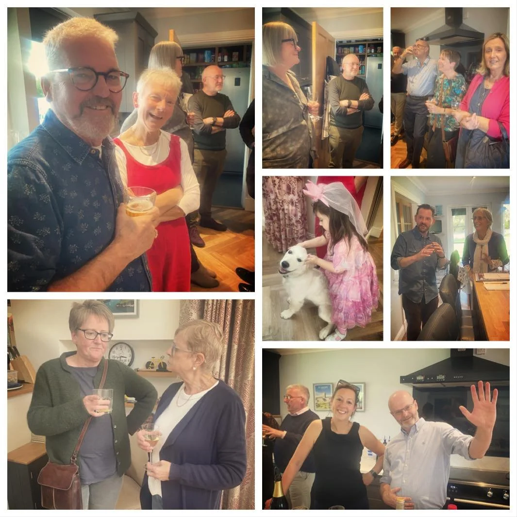 We all had such a lovely time at our Choir Social!! Thanks to everyone who came along and brought  a delicious dish to share. Special thanks to Jon and his family for hosting!! 
PS. All parties are better with a puppy!!