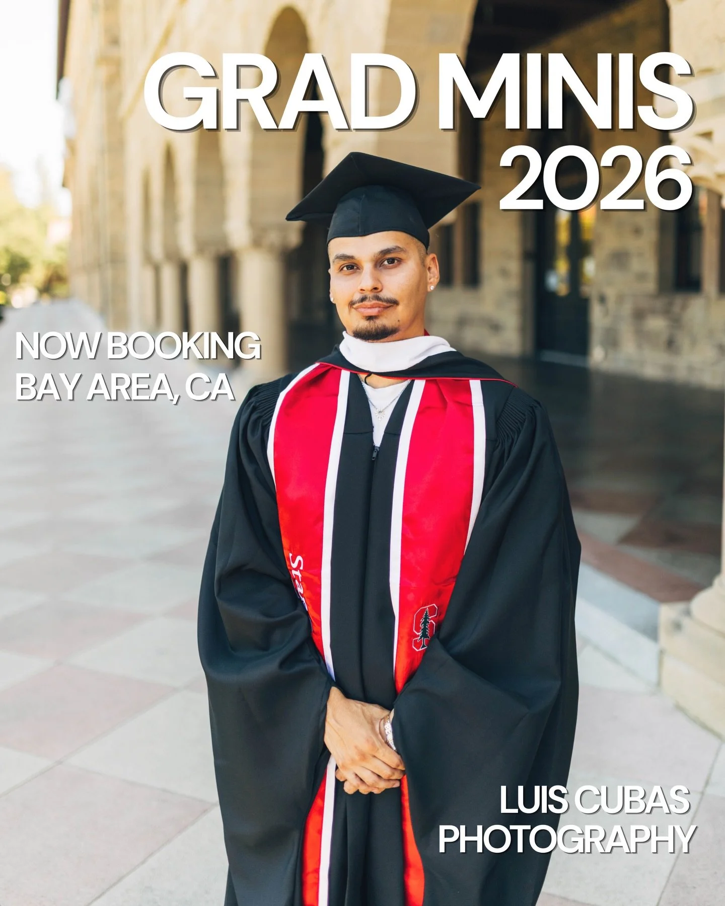 Looking for a photographer for your grad pictures? This  one is for you! This year I will be offering grad mini sessions at SJSU, CSU East Bay and UCSC! 

Get your cap and gown ready, slot will be filling up fast! Click the link in my bio for time sl
