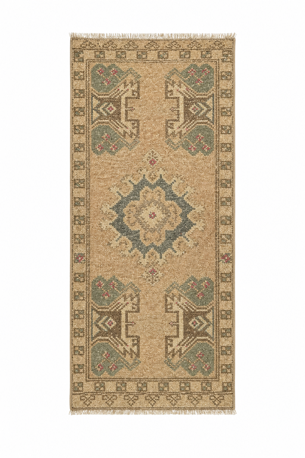 Vintage Turkish Oushak Handmade Rug