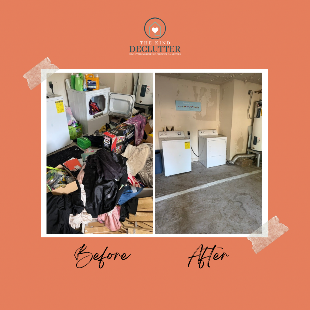 Garage declutter, garage organization, the kind declutter