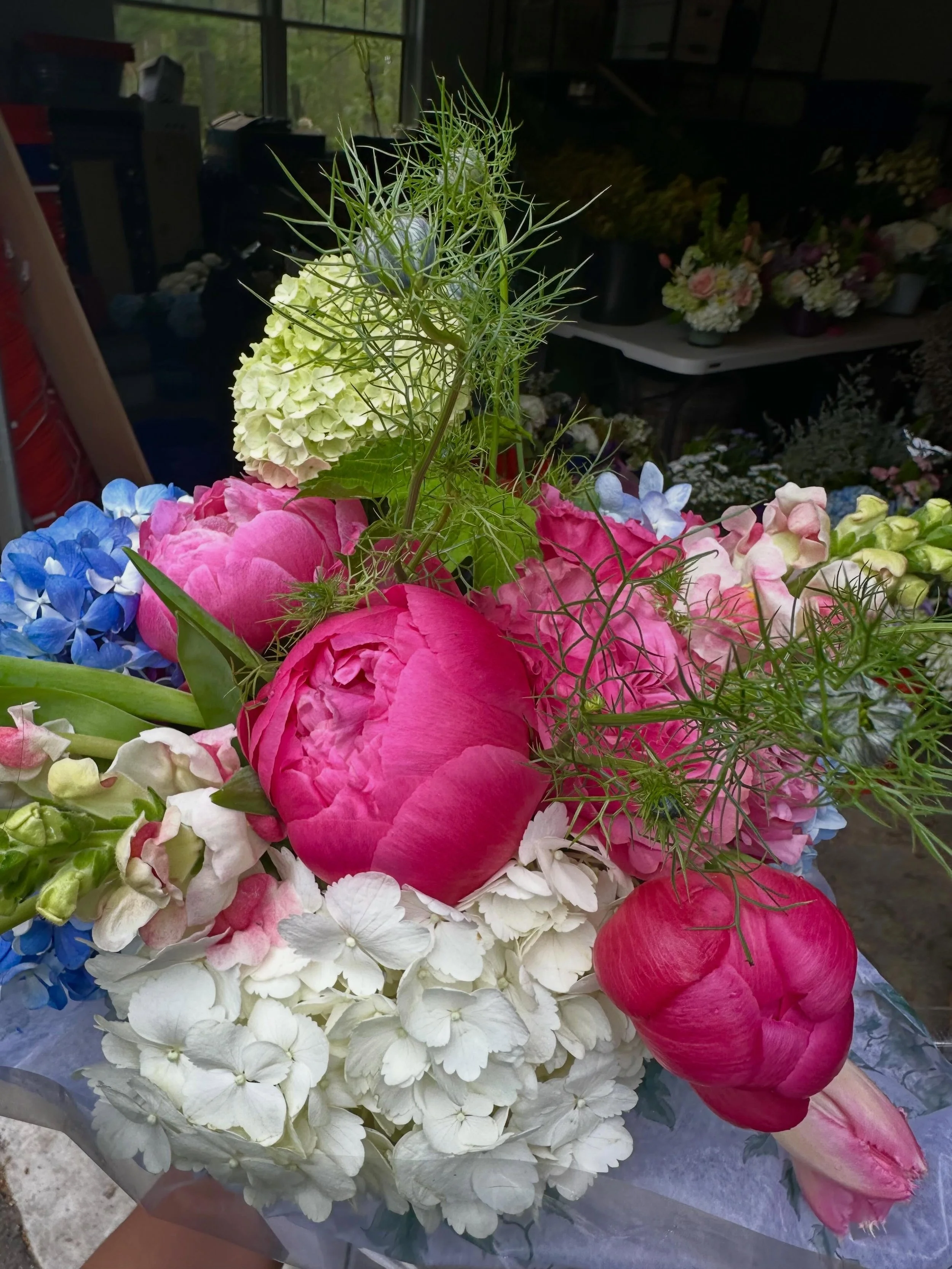 In the last couple of days, more than flowers were delivered. Love was.

And I feel incredibly grateful to have spent the last week creating reminders for so many special mothers of just how deeply they are cherished.

I didn&rsquo;t have time to pho