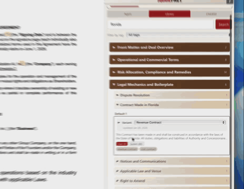 Squarepact contract editor dashboard