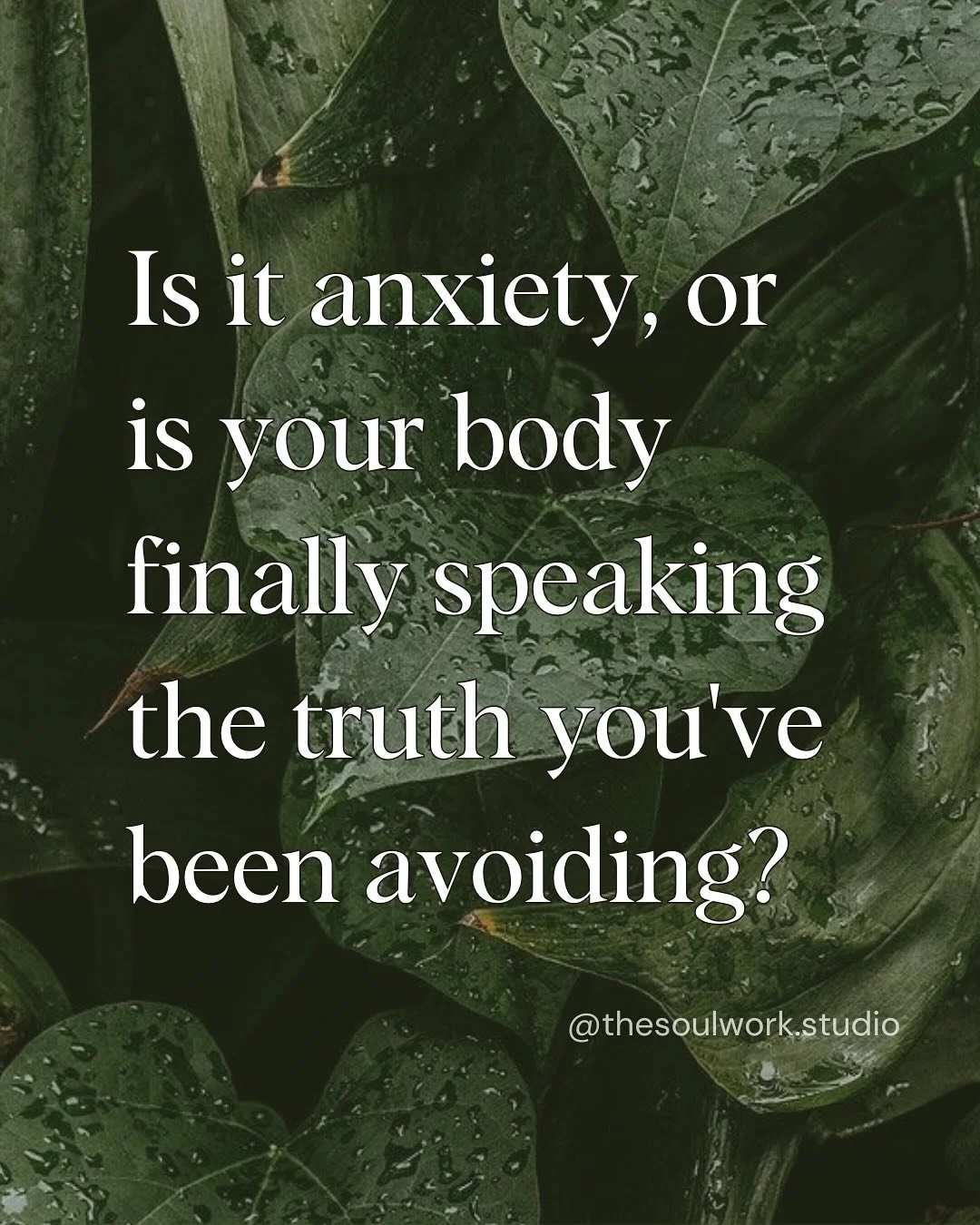 Your body is always speaking. Are you listening? 🤍✨

So often, we label our experiences as &ldquo;anxiety,&rdquo; &ldquo;burnout,&rdquo; or &ldquo;overwhelm,&rdquo; but what if these sensations are actually messages from your body? What if your nerv