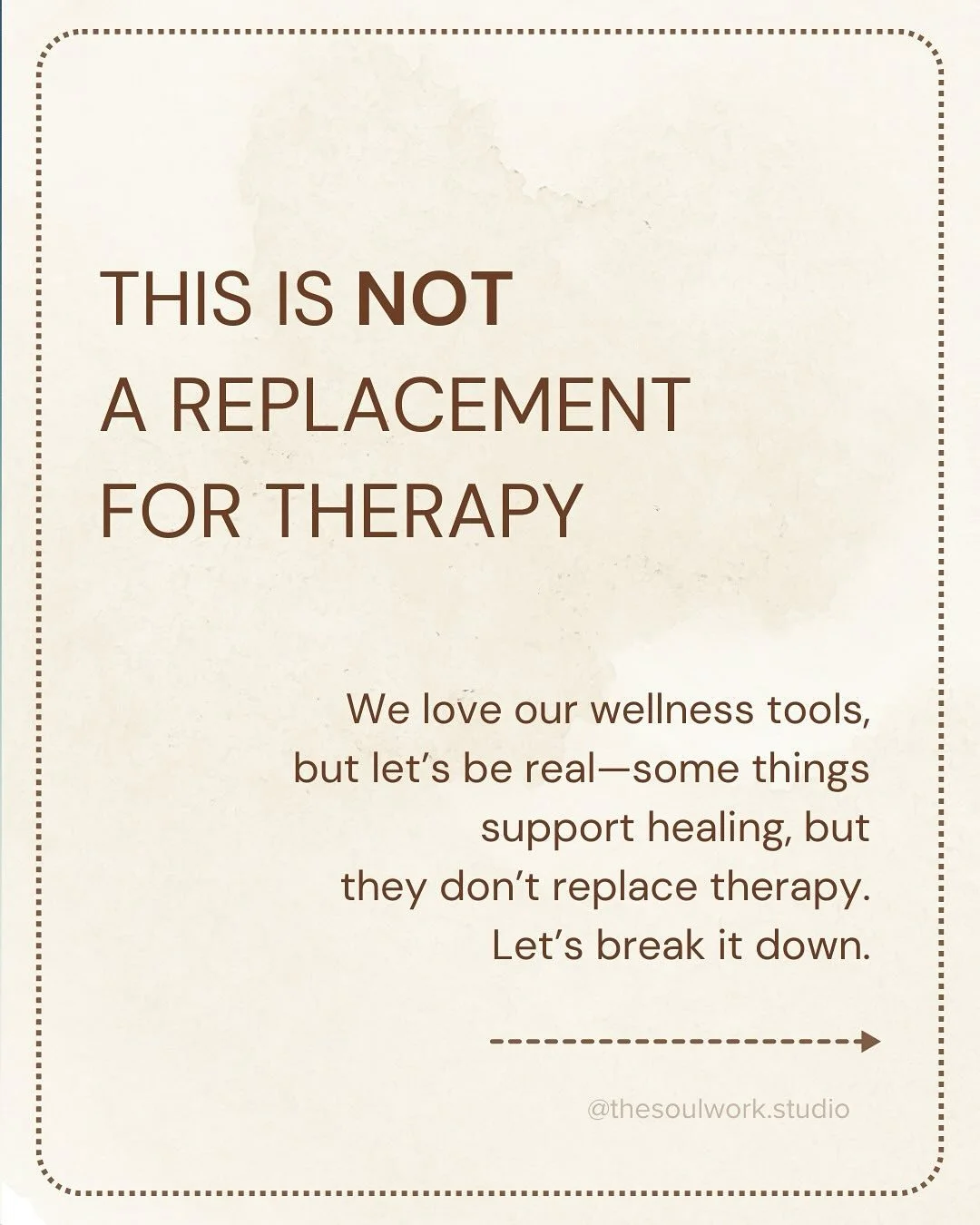 Healing Tools Are Powerful&hellip; But They&rsquo;re NOT Therapy. 💡✨

Journaling. Breathwork. Energy medicine. Self-help books. Plant medicine. Talking to friends.

All of these can be beautiful and very helpful. They offer insight, regulation, and 
