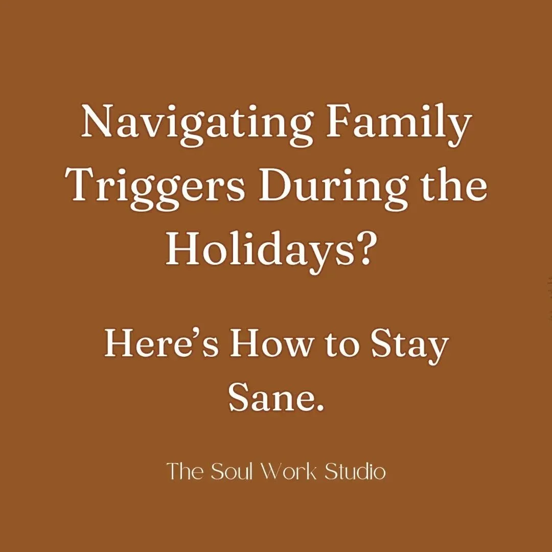 The holiday season can bring up many different emotions for many different people.  It can be a beautiful time of year, and they can also bring up expectations, family triggers, stress, and overwhelm. 🎄✨

If you find yourself feeling drained, on edg