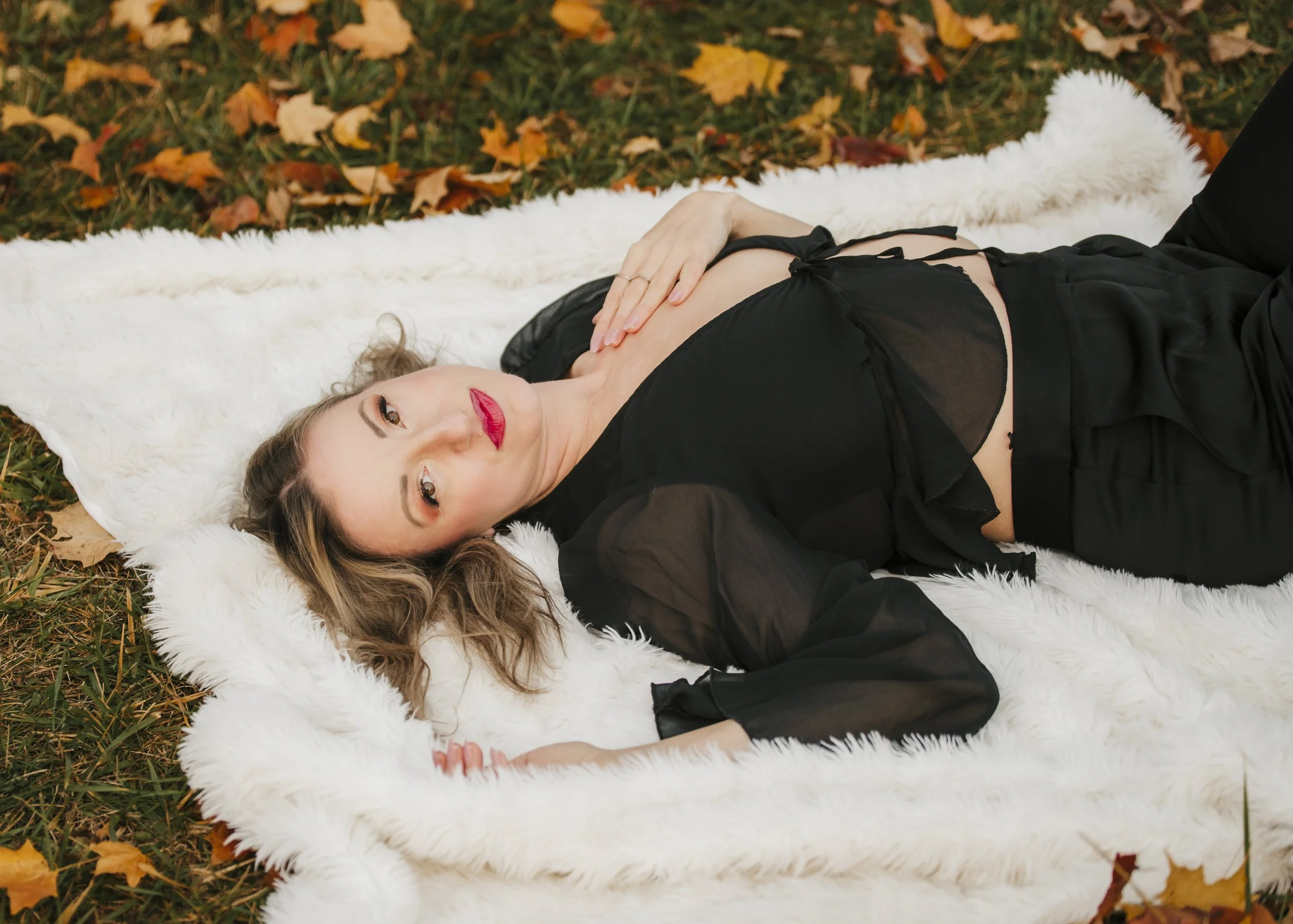 Woman lying down. Sensual, spiritual, reclaiming pleasure