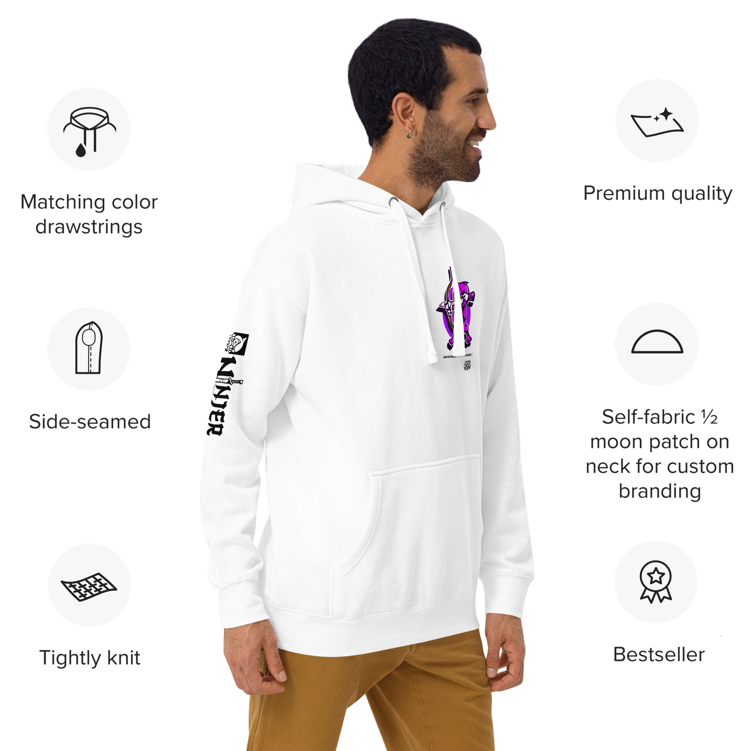 Ninjer Oversized Hoodie – “Desk Legends” Edition — Jux Art Studio