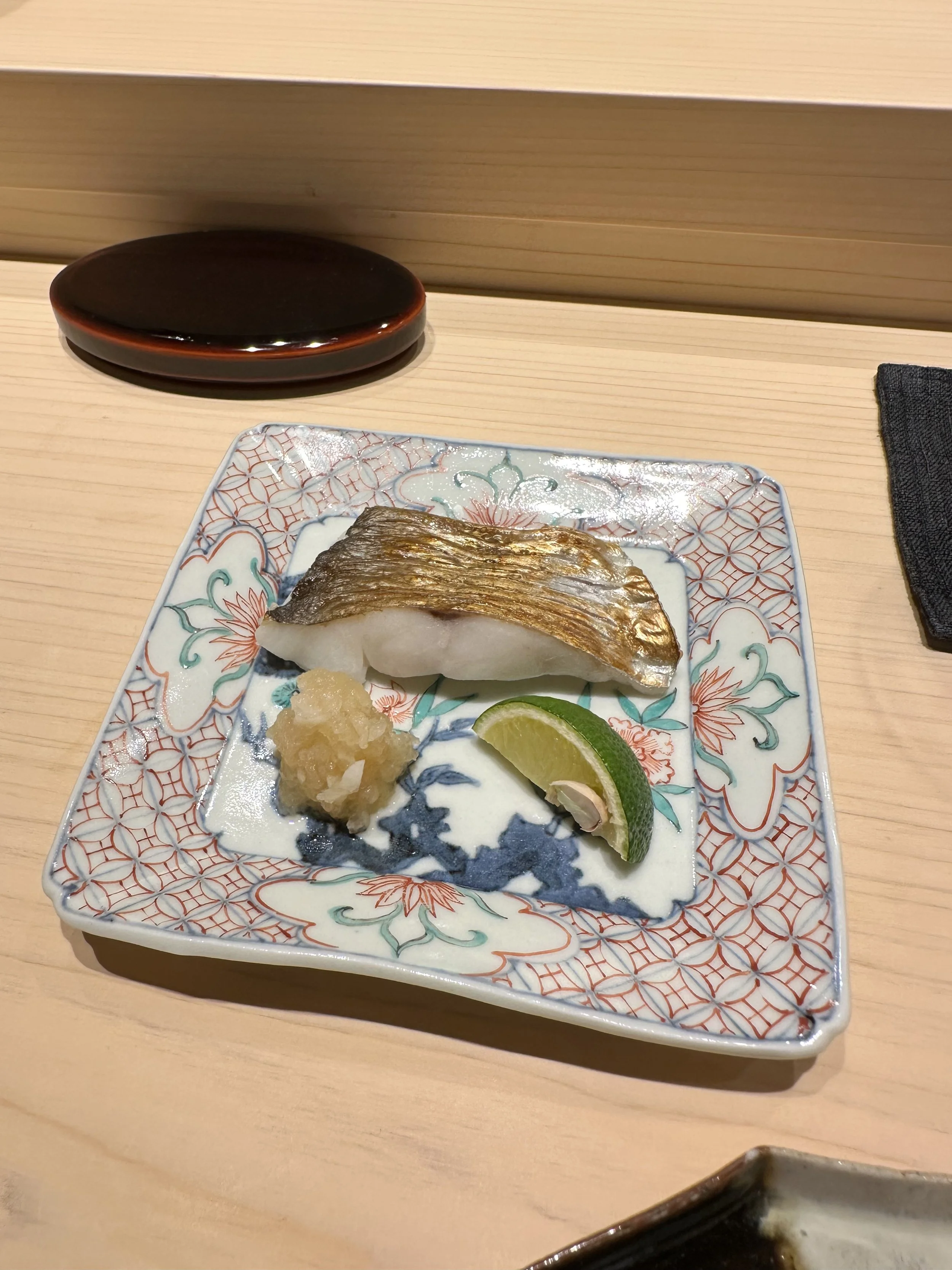 Sushi Yuuki Tokyo tsumami grilled fish.jpeg