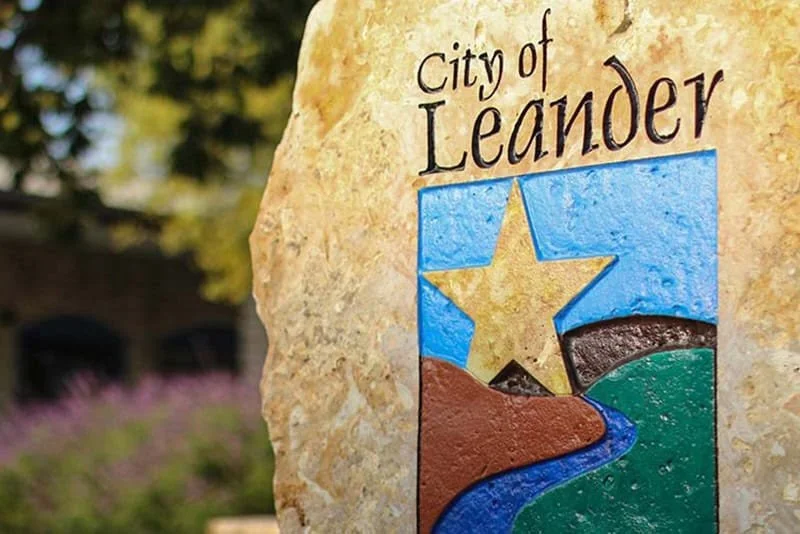 City of Leander Sign