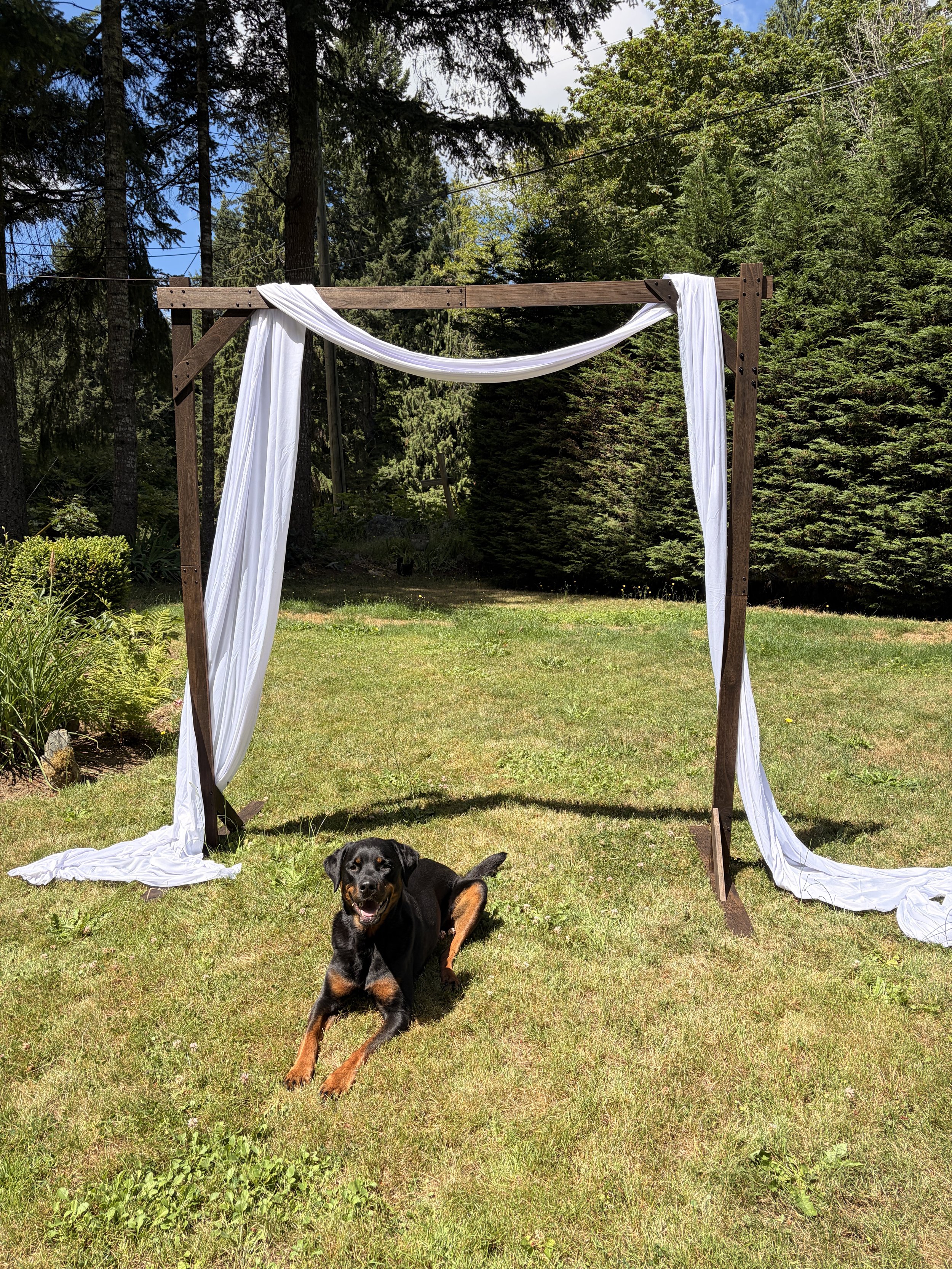 Wooden Wedding Arch