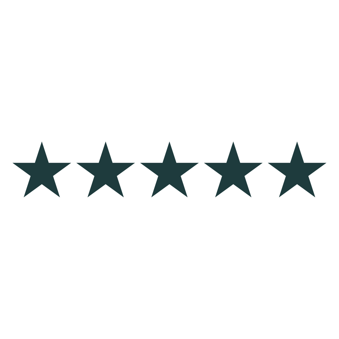 Five-star rating icon
