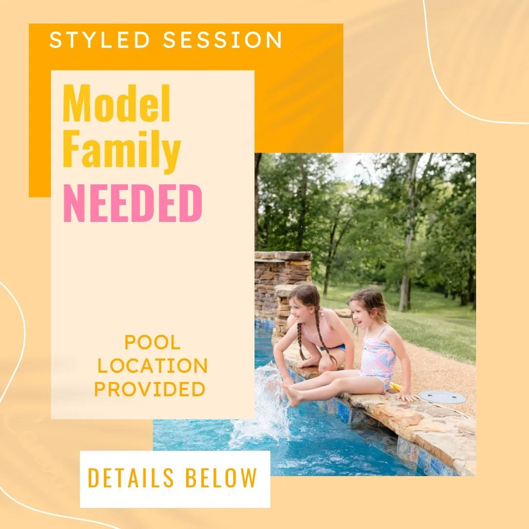 ☀️I am looking for a family with multiple young children for a styled POOL session (Choosing 1 family for this)!☀️
✨Children ages ranging 2-10 preferred. 
✨You would get FREE photos! 
✨I will style your swimsuits and coverups (you may be required to 