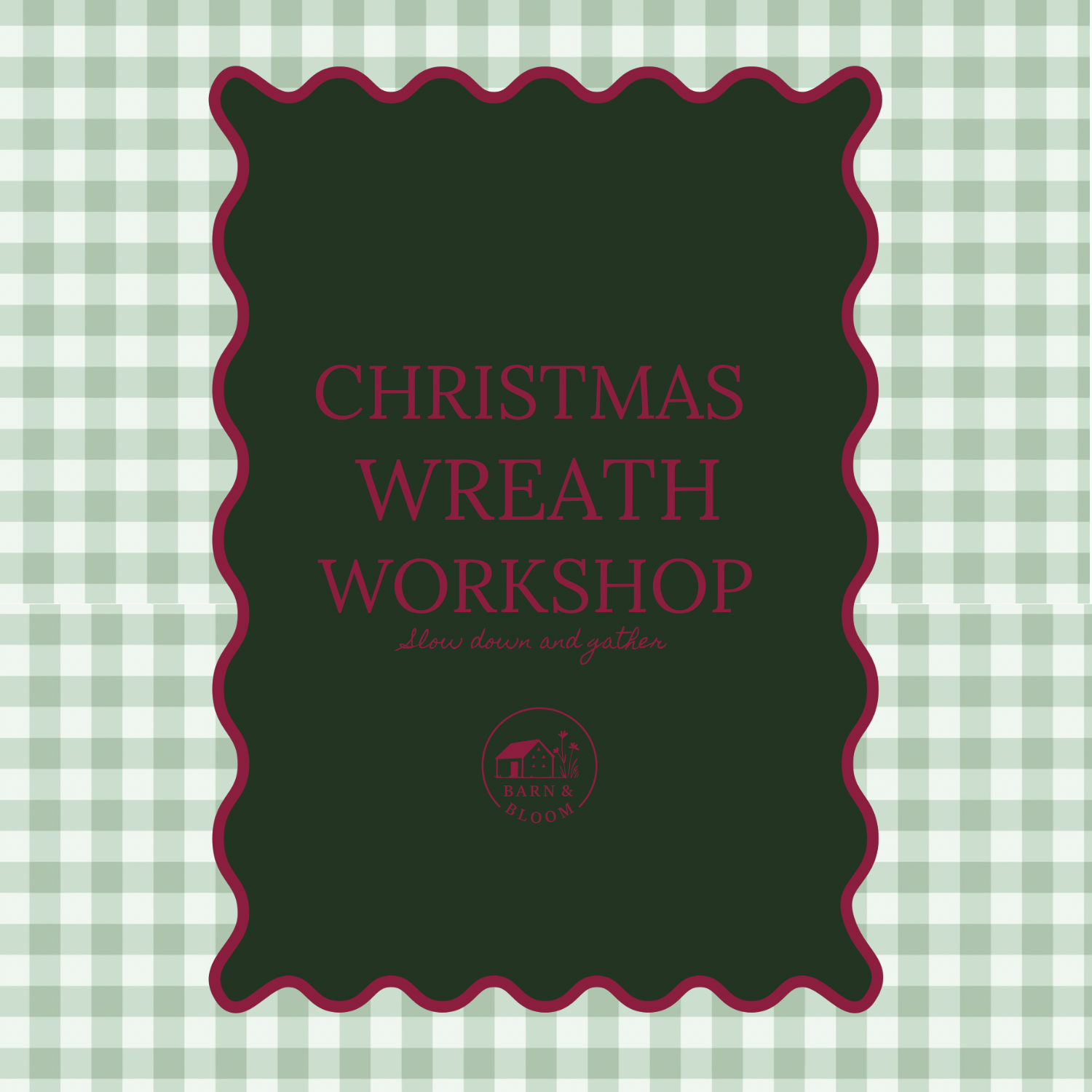 Christmas Wreath Workshop - Saturday 28th November 2026 14:00