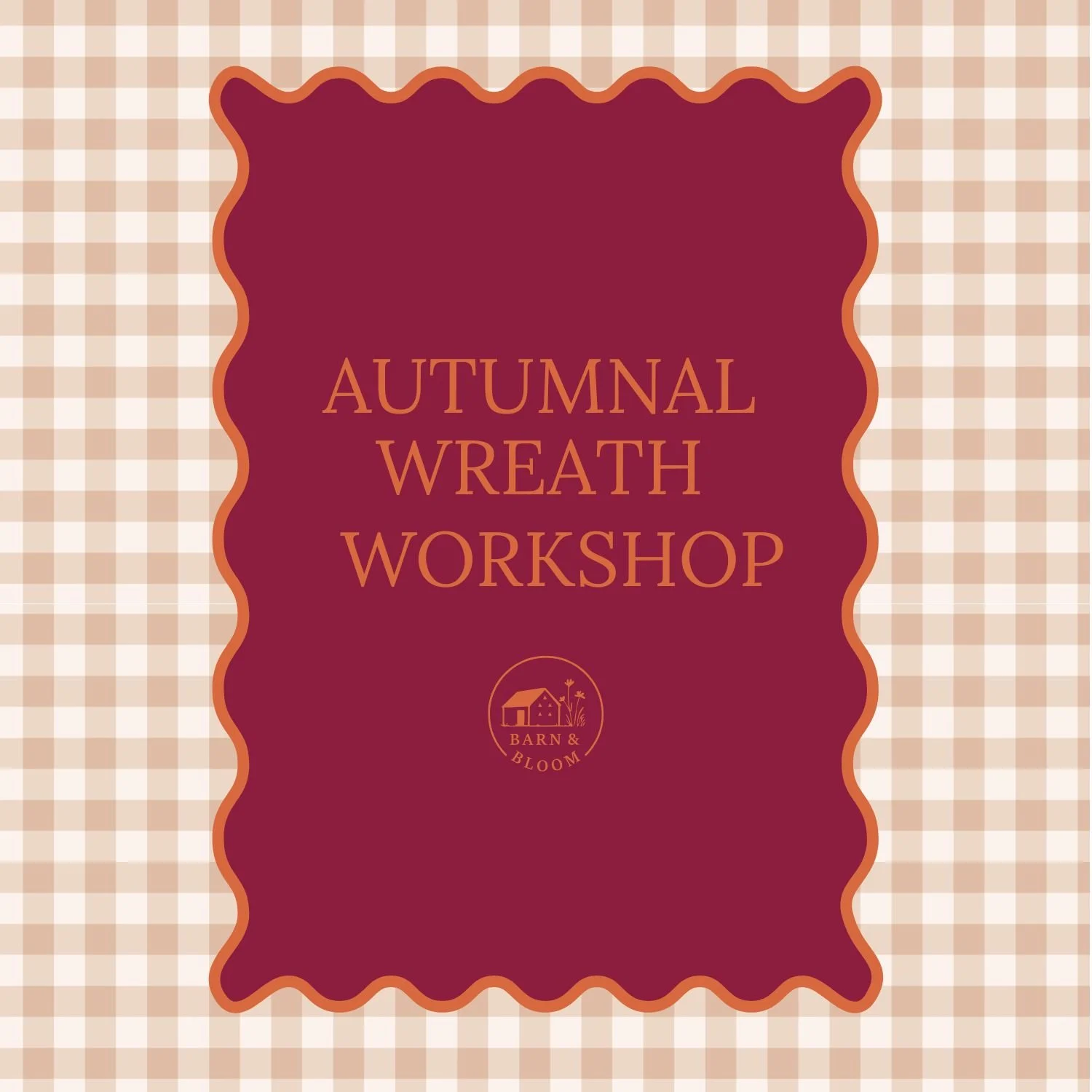 Autumnal Wreath Workshop - Sunday 19th September 2026 19:00