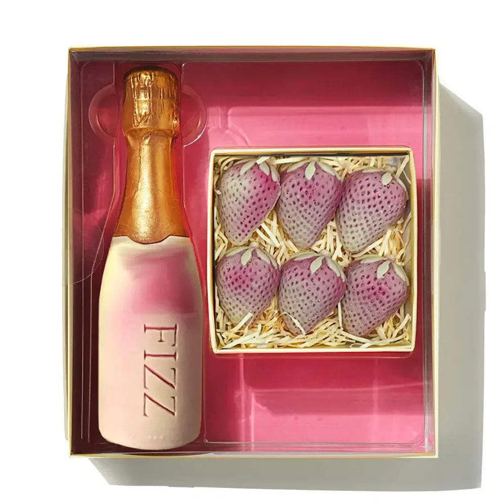 Chocolate Fizz and Strawberries Gift Box