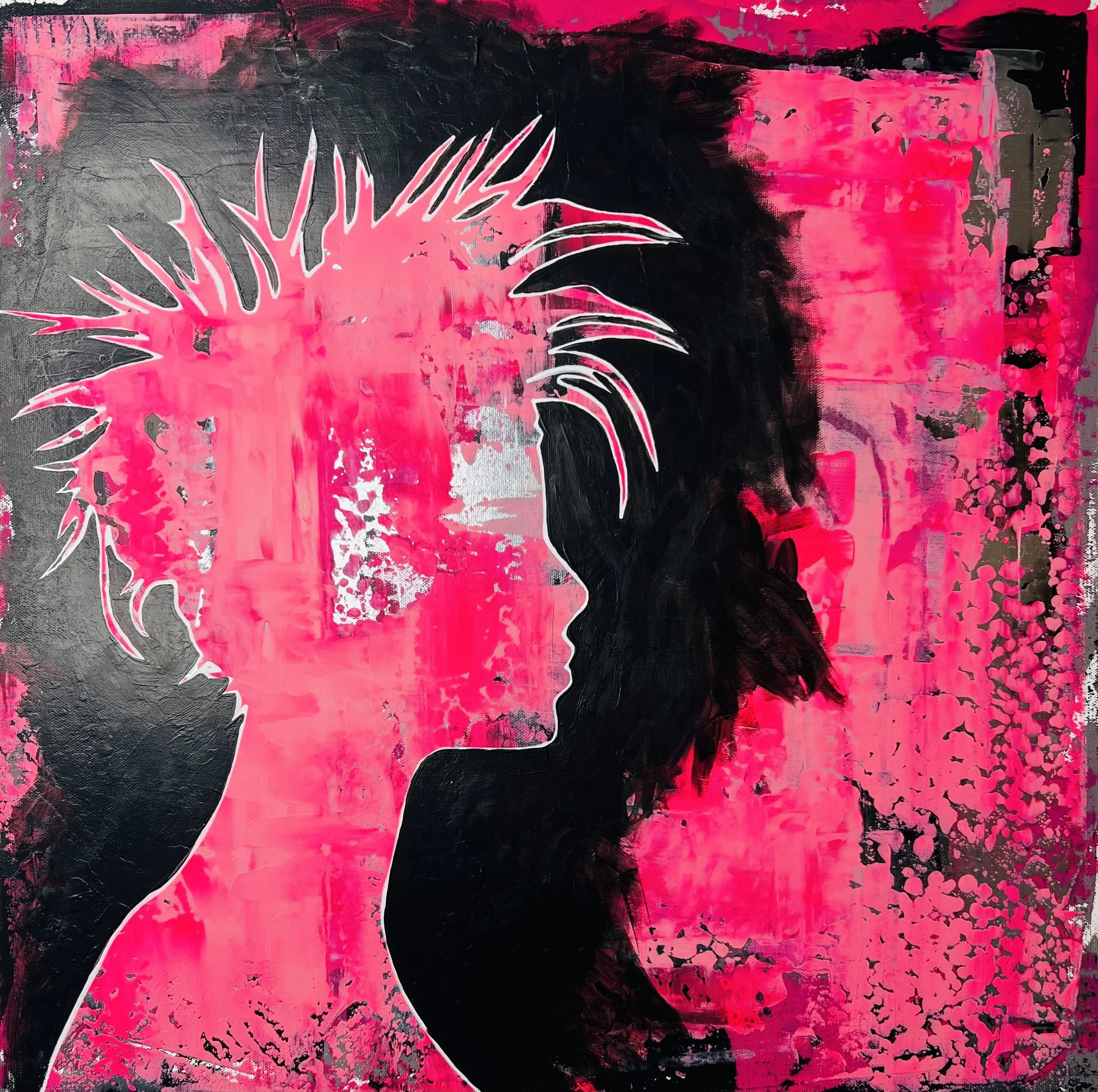 Silhouette Series...#6 24"W X 24"H  $500