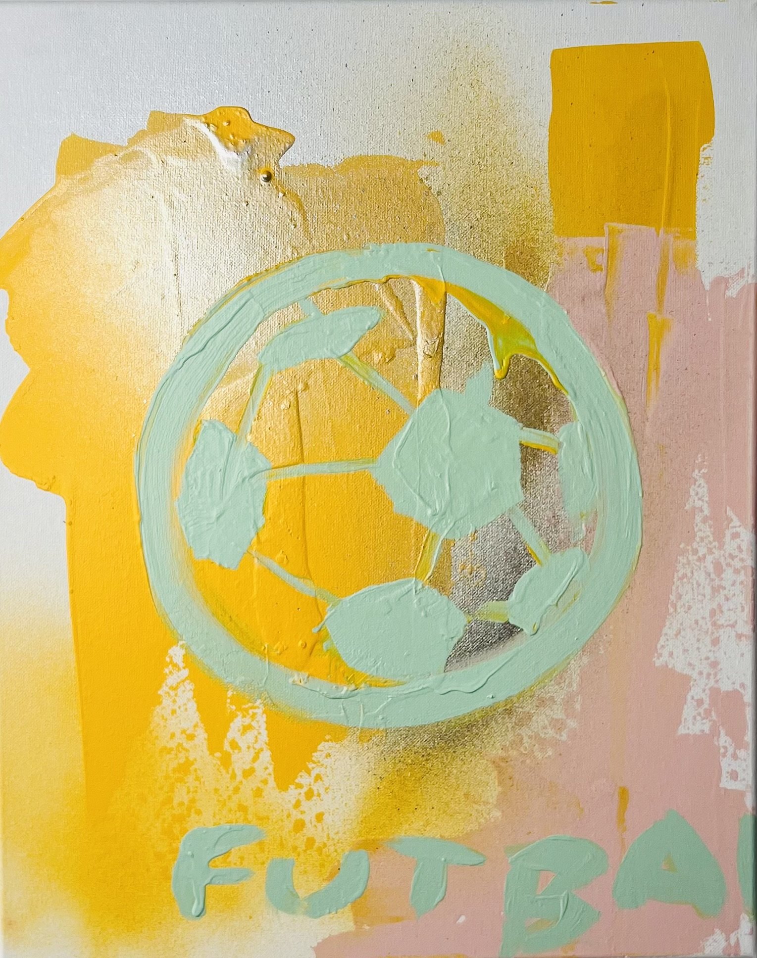 To Sport Series...Futball 16"W X 20"H (thin) $300