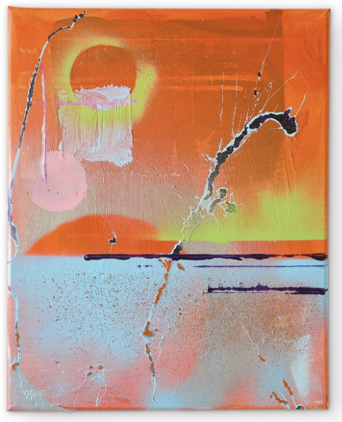 Elements Triptych B
16"W X 20"H $600