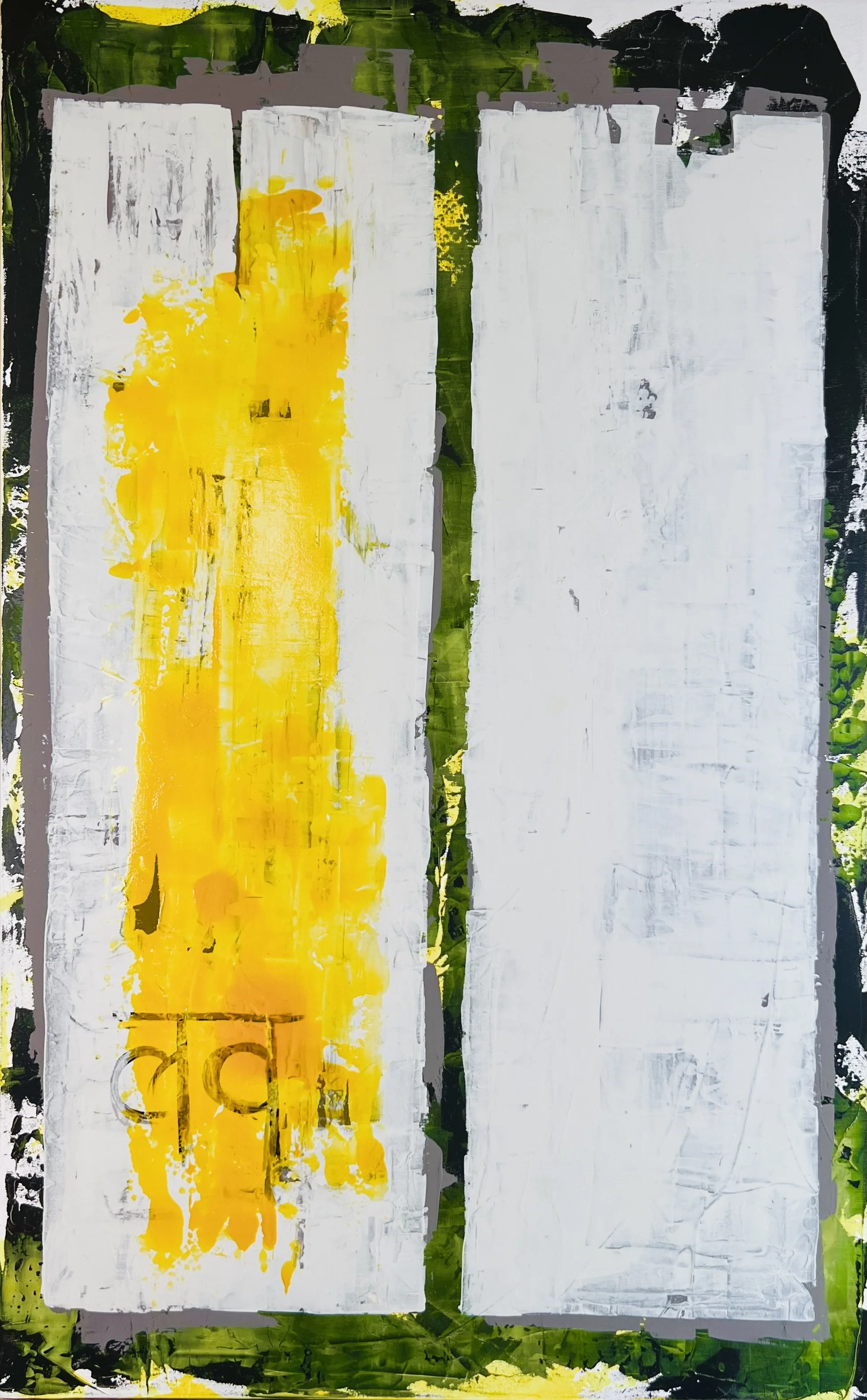 Windows Series.....Love.....30"W X 48"H  $1900