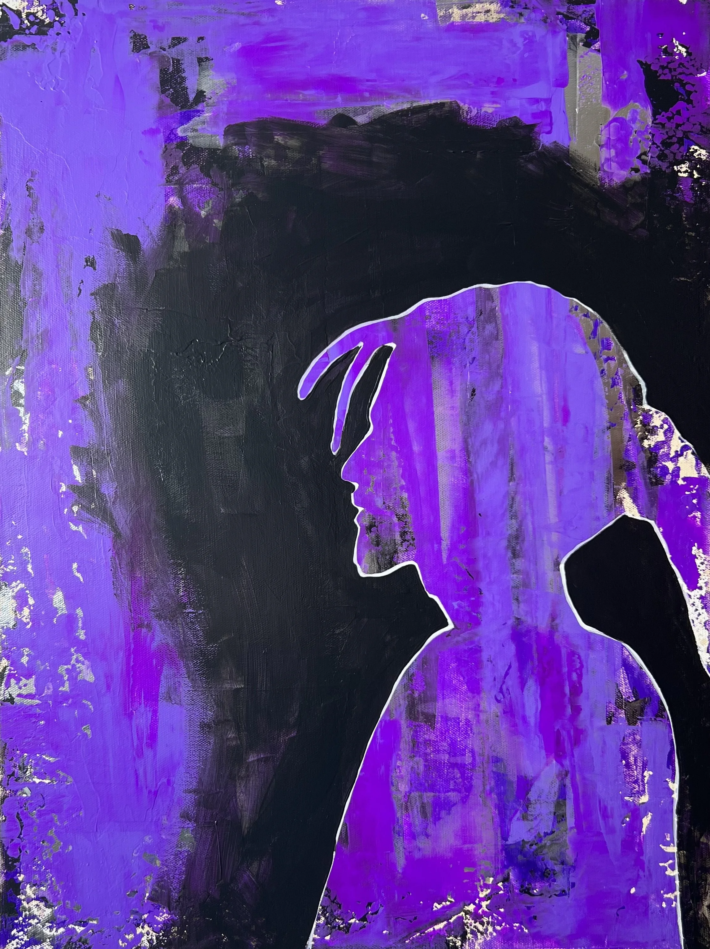 Silhouette Series...#7 18"W X 24"H  $400