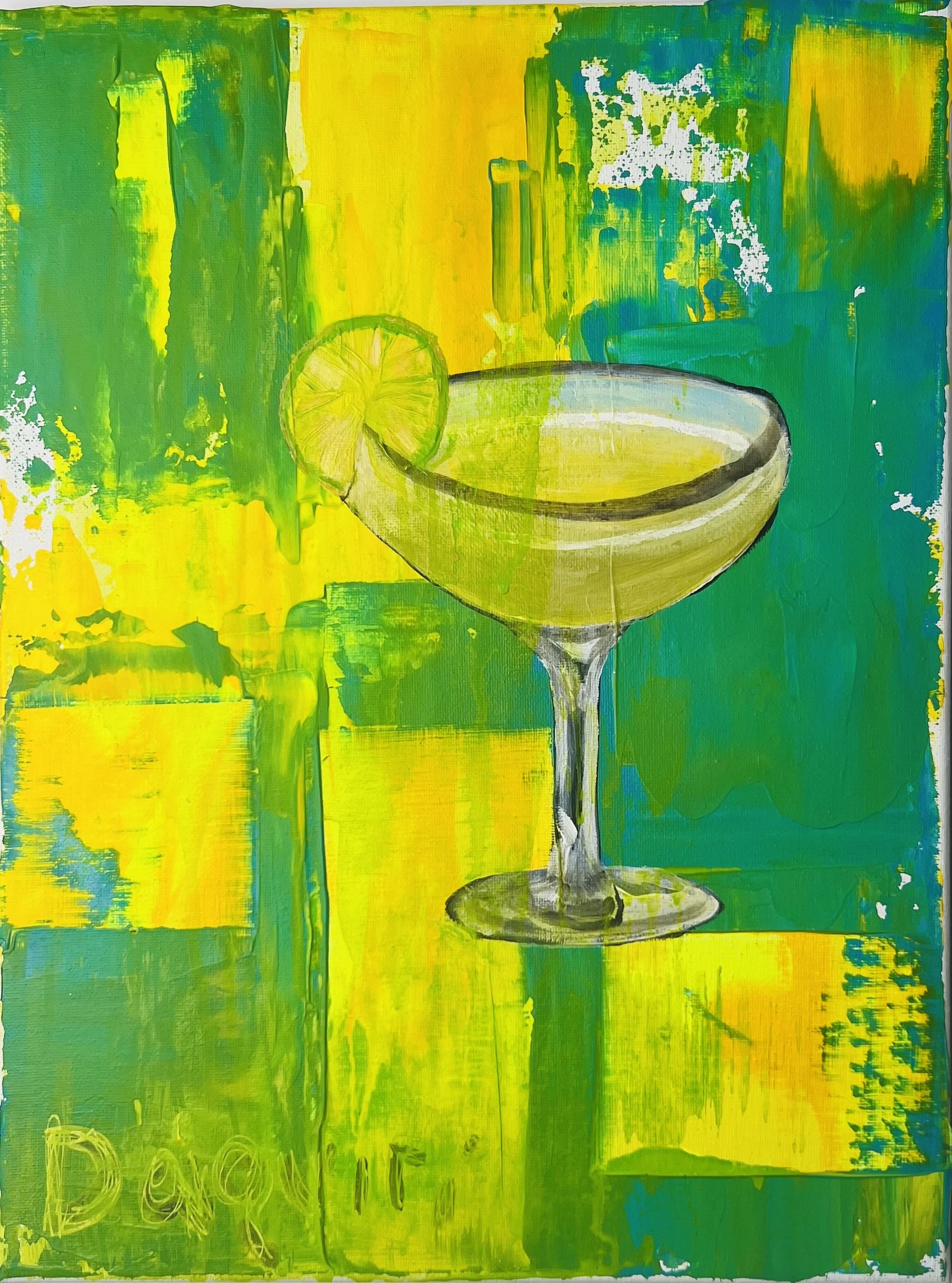 Cocktail Series...Daiquiri  12"W X14"H  $350